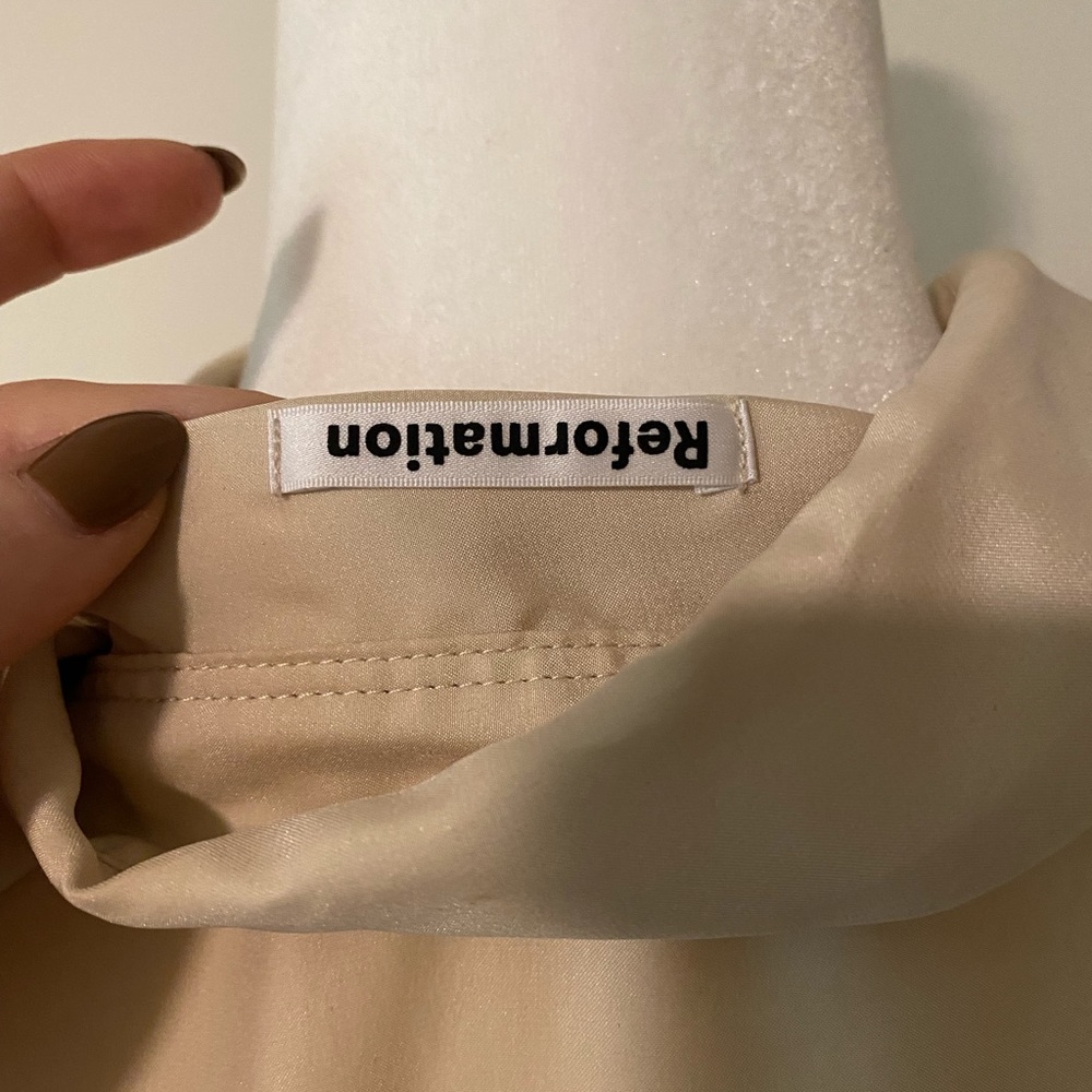 Reformation Anne Button Down Blouse - image 7